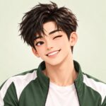 헬타민 헬스 에디터 일러스트 프로필