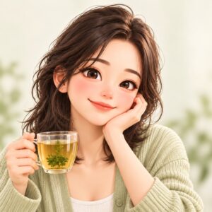 헬타민 웰니스 에디터 일러스트 프로필